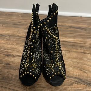 Zara studded booties